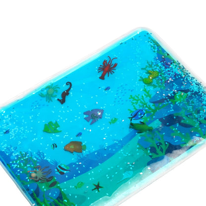 Sense2Play Sensorisch Vloeistofkussen Oceaandieren Blue