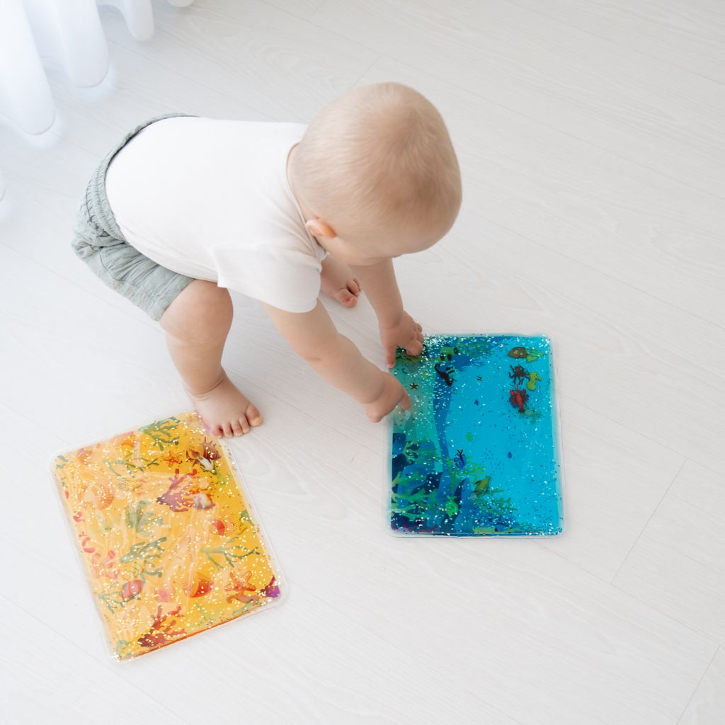 Sense2Play Sensorisch Vloeistofkussen Sunset Coast Yellow