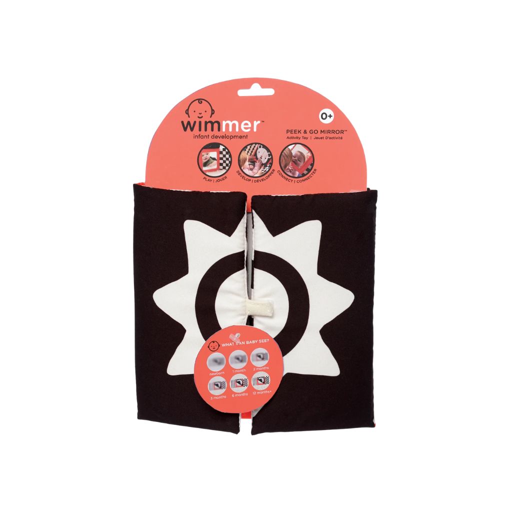 Manhattan Toy Wimmer Jouet d'activité Miroir Peek & Go Black / White