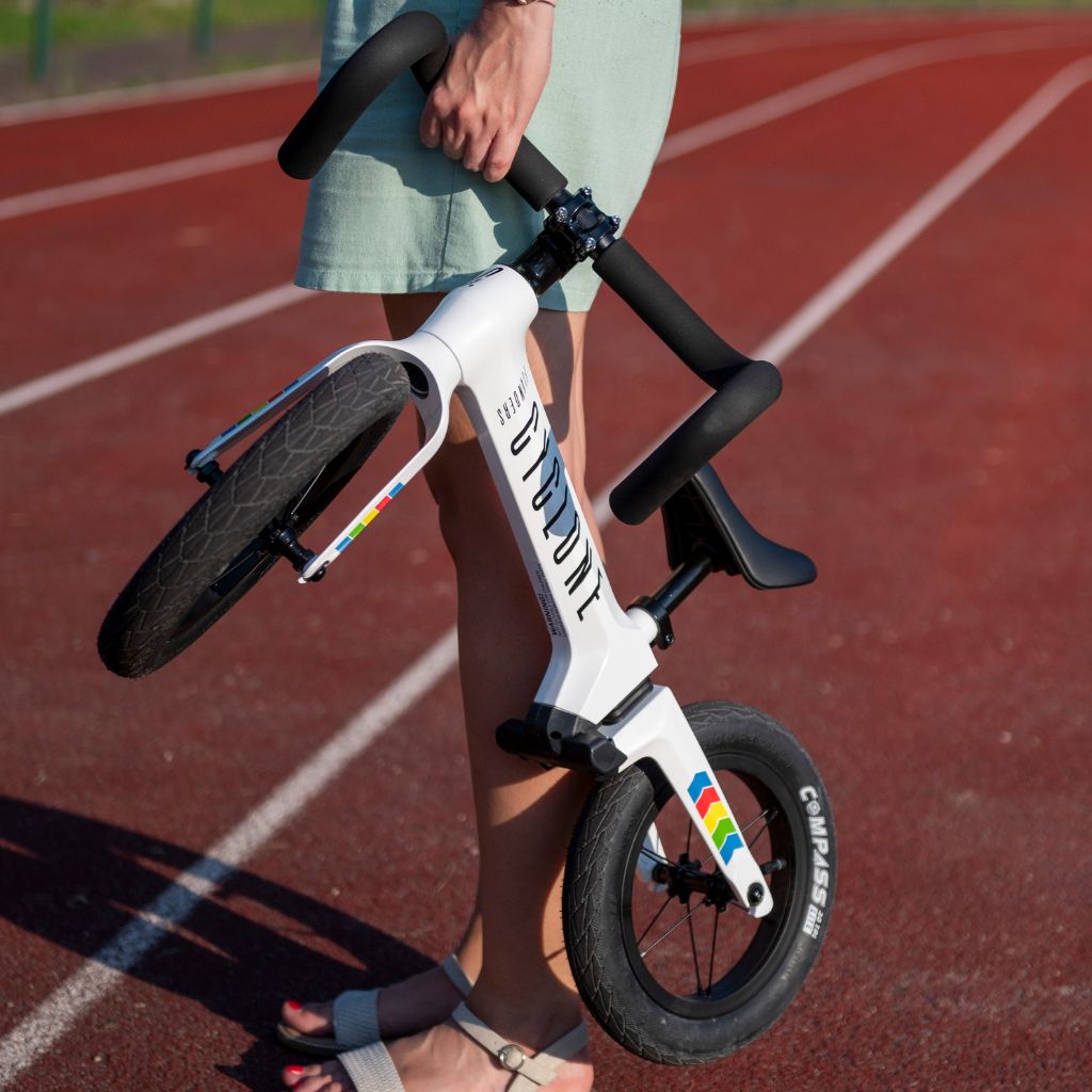 Cyclosonic Loopfiets Flanders Cyclone One White