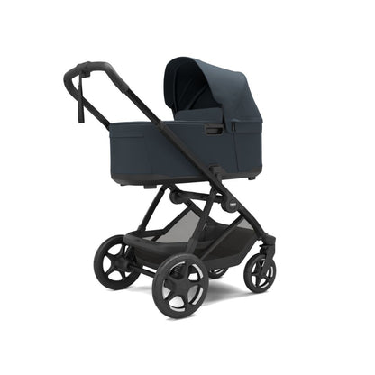 Thule 3-en-1 Poussette Charm Darkest Blue + Nacelle Darkest Blue + Siège Auto Portable Groupe 0+ Maple Connect Darkest Blue 