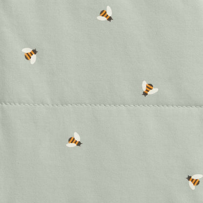 Love to Dream Inbakerzak / Slaapzak Swaddle Up™ Quilted TOG 2,5 Olive Bees 57 cm