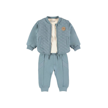 Dirkje Set 3 - Delig Gilet T-Shirt Jogging Ocean Mist