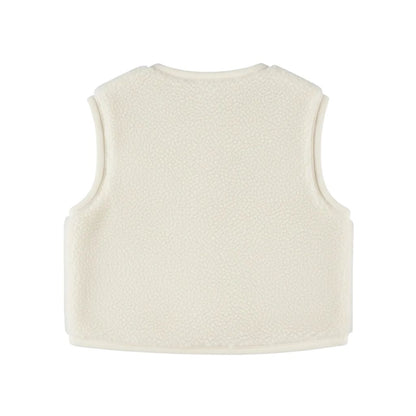 Dirkje Gilet Teddy Meisjes Off White