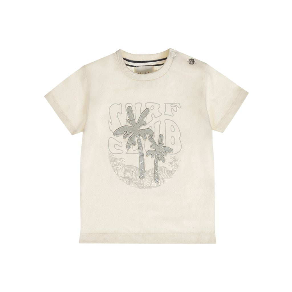 Dirkje T-shirt à Manches Courtes Blanc Cassé Pour Garçons