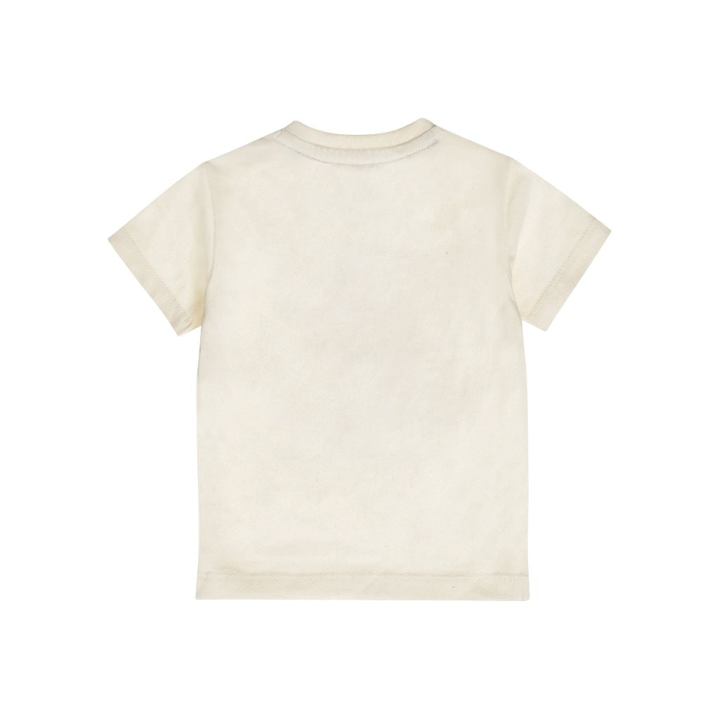 Dirkje T-shirt à Manches Courtes Blanc Cassé Pour Garçons