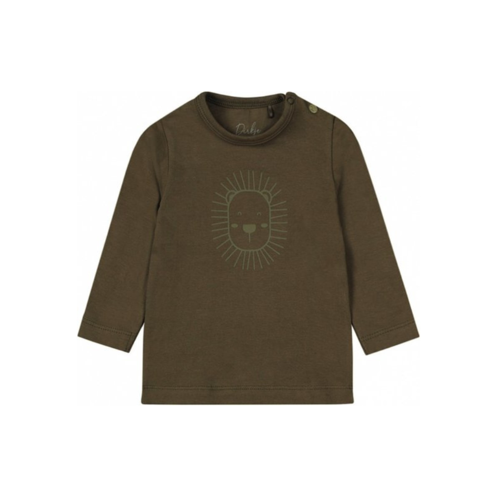 Dirkje T-shirt à longues manches NOOS garçons Lion Green
