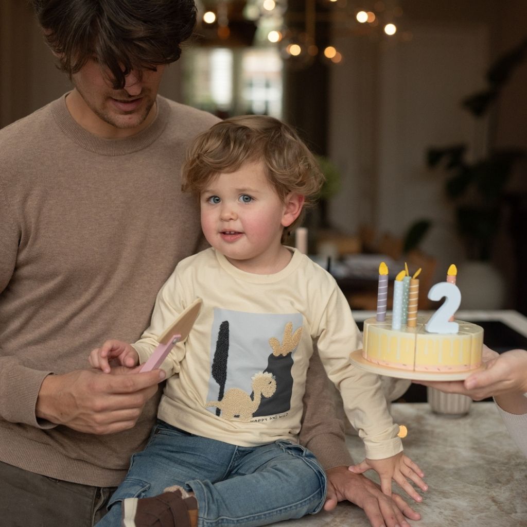 Dirkje T-shirt Lange Mouwen Angora