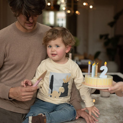 Dirkje T-shirt Lange Mouwen Angora