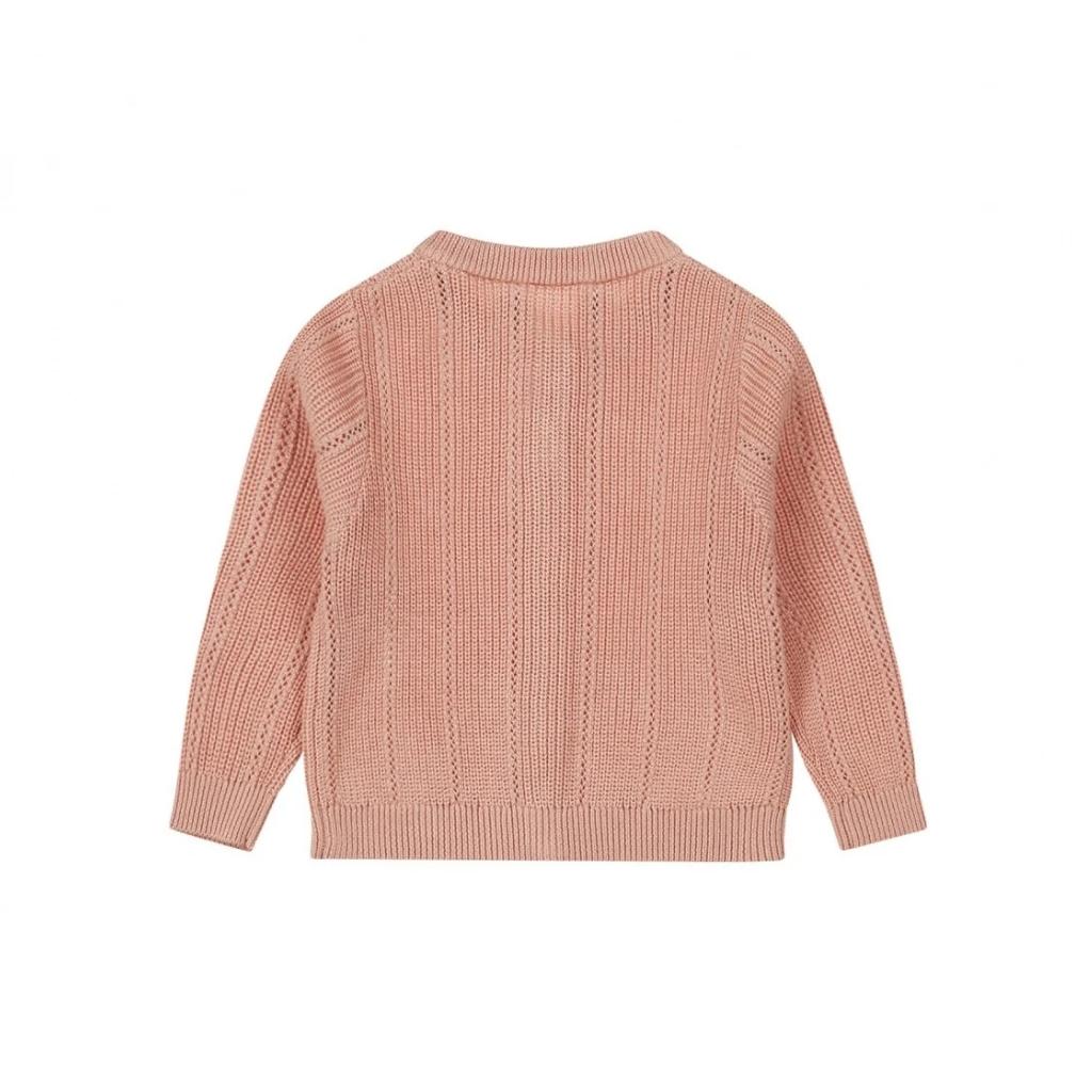 Dirkje Gilet Organic Cotton Dusty Pink