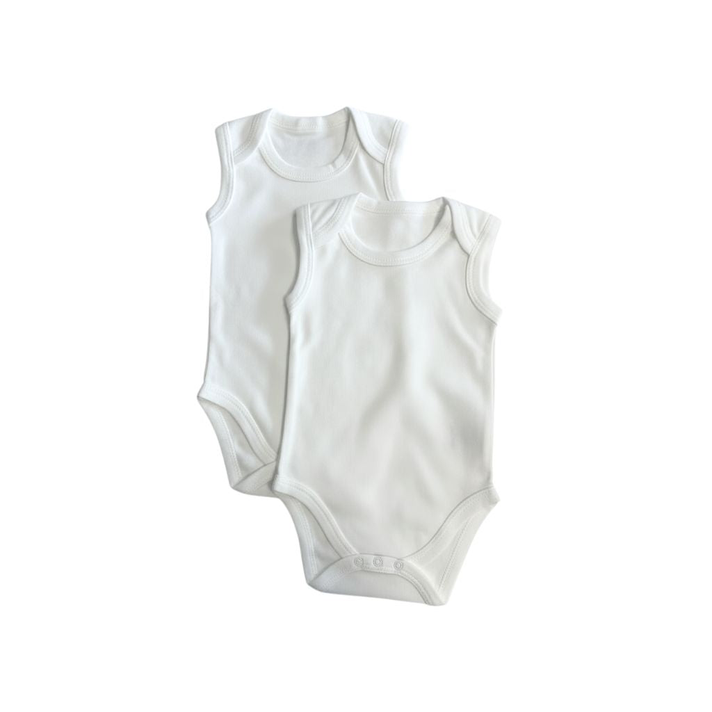 Dreambee Body zonder mouwen Essentials Off White - 2 stuks