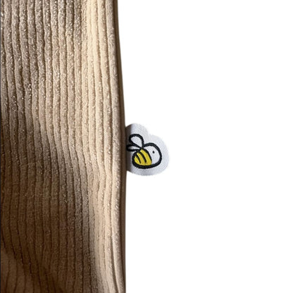 Dreambee Essentials Pyjama Rib Met Voetjes Beige