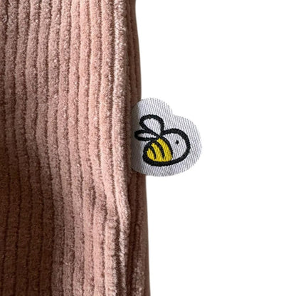 Dreambee Essentials Pyjama à Bord Côtes Avec Pieds Rose
