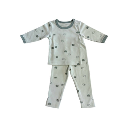 Dreambee Pyjama Oscar AOP Kikker Groen – 2-Delig