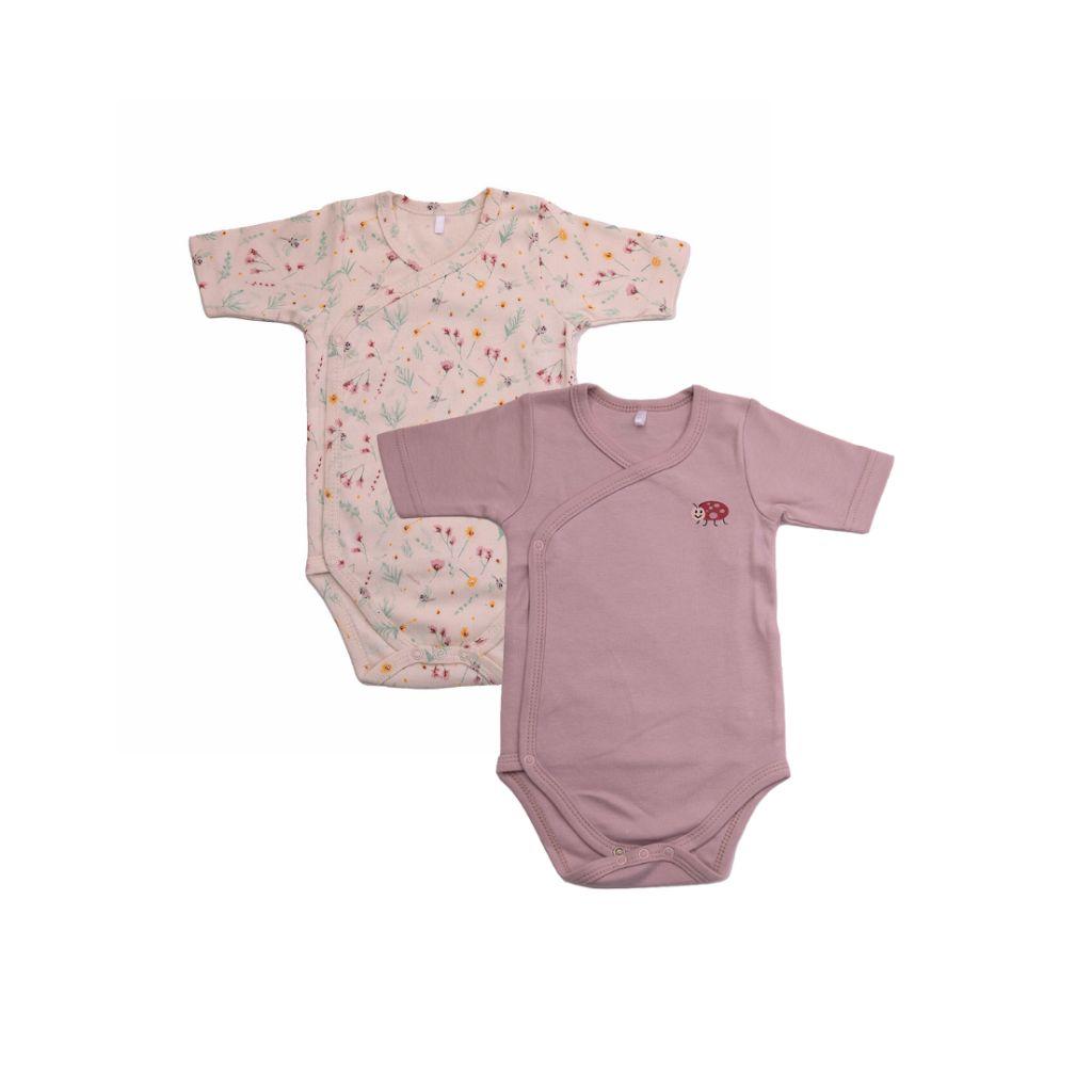 Dreambee Body cache-coeur à manches courtes Oscar rose - 2 pièces