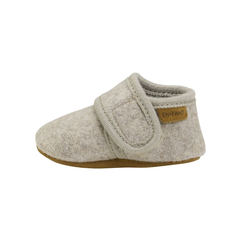 EN FANT Chaussures Pour Bébés Wool Chaussons Sand Melange Unisexe