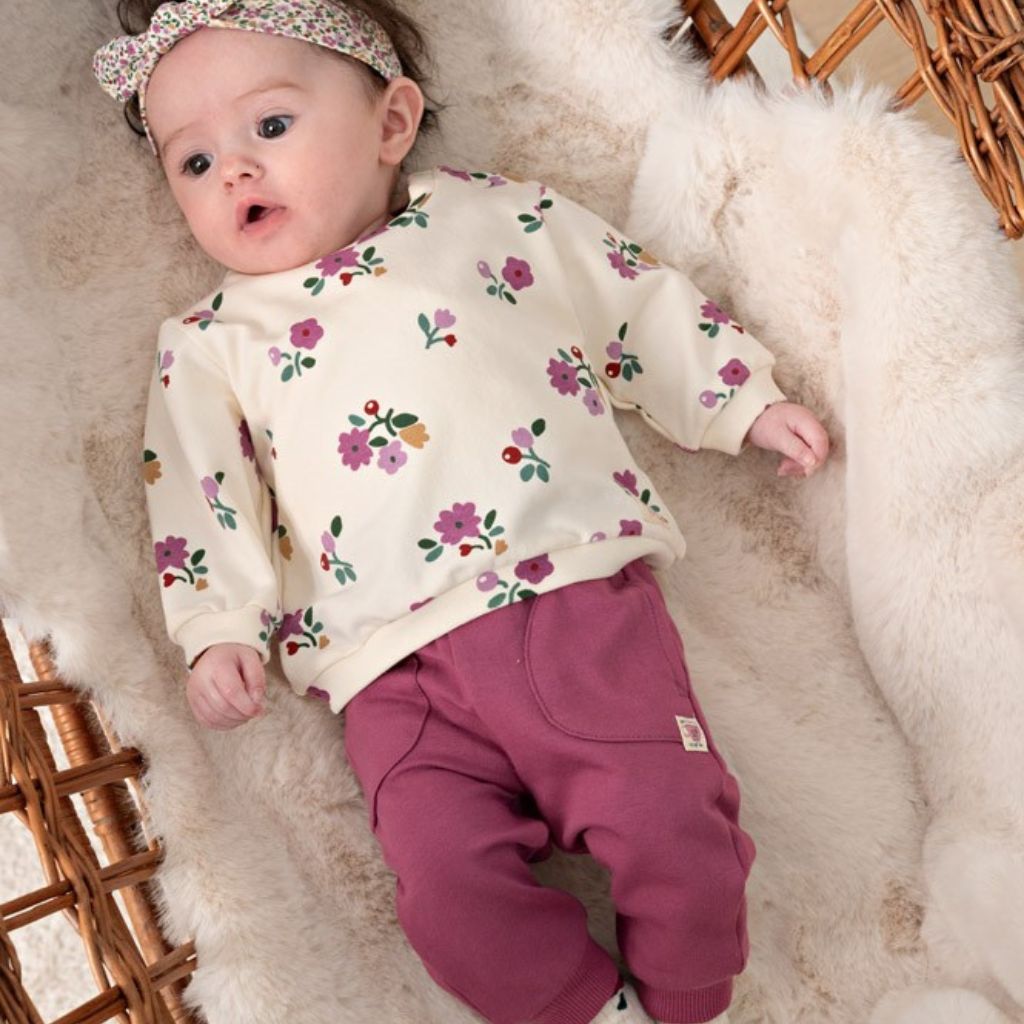 Feetje Pantalon Afternoon Tea Filles Berry 