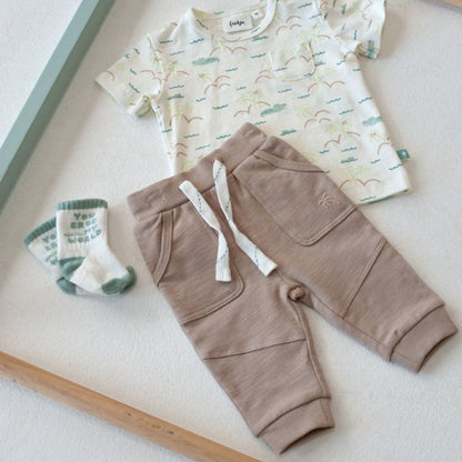 Feetje Broek You Croc my World Taupe