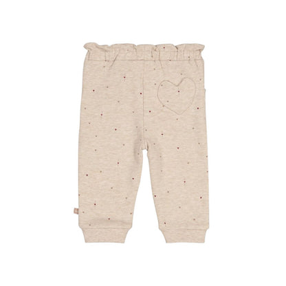 Feetje Pantalon AOP My Little Love Filles Taupe Melange