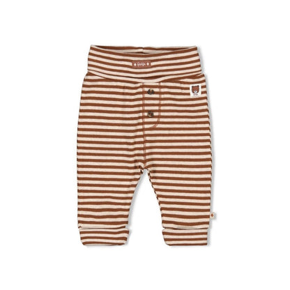 Feetje Broek streep Wild World Brown
