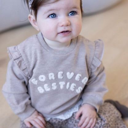 Feetje Pantalon évasé Better Together Taupe melange 