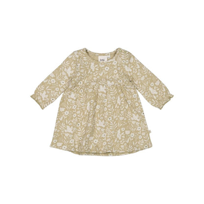 Feetje Jurk Crinkle Let Your Dreams Blossom Groen