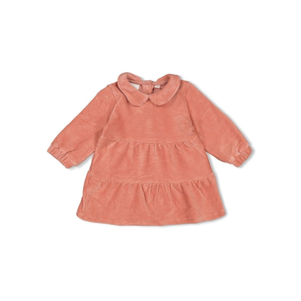 Feetje Robe velours rib Woodland Bloom Mauve