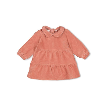 Feetje Robe velours rib Woodland Bloom Mauve