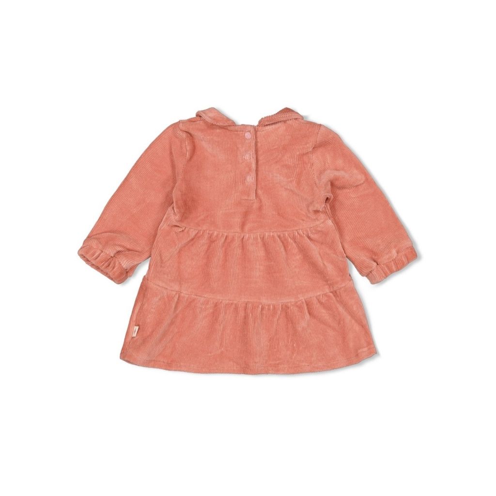 Feetje Robe velours rib Woodland Bloom Mauve