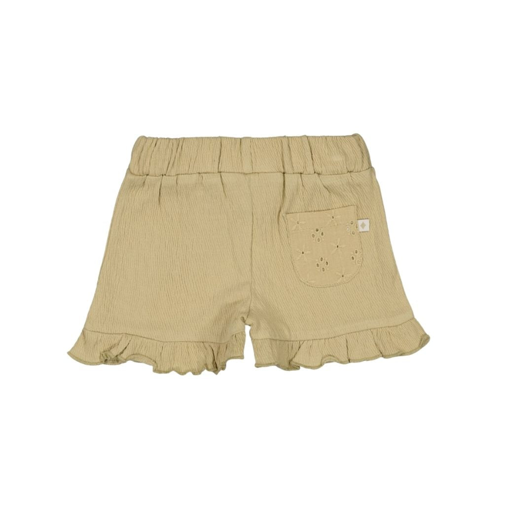 Feetje Short Crinkle Ruches Let Your Dreams Blossom Groen