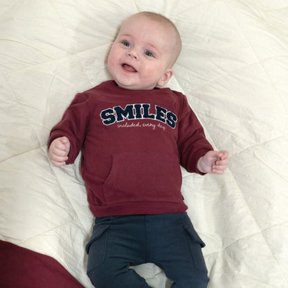 Feetje Sweater Built For Fun Jongens Bordeaux