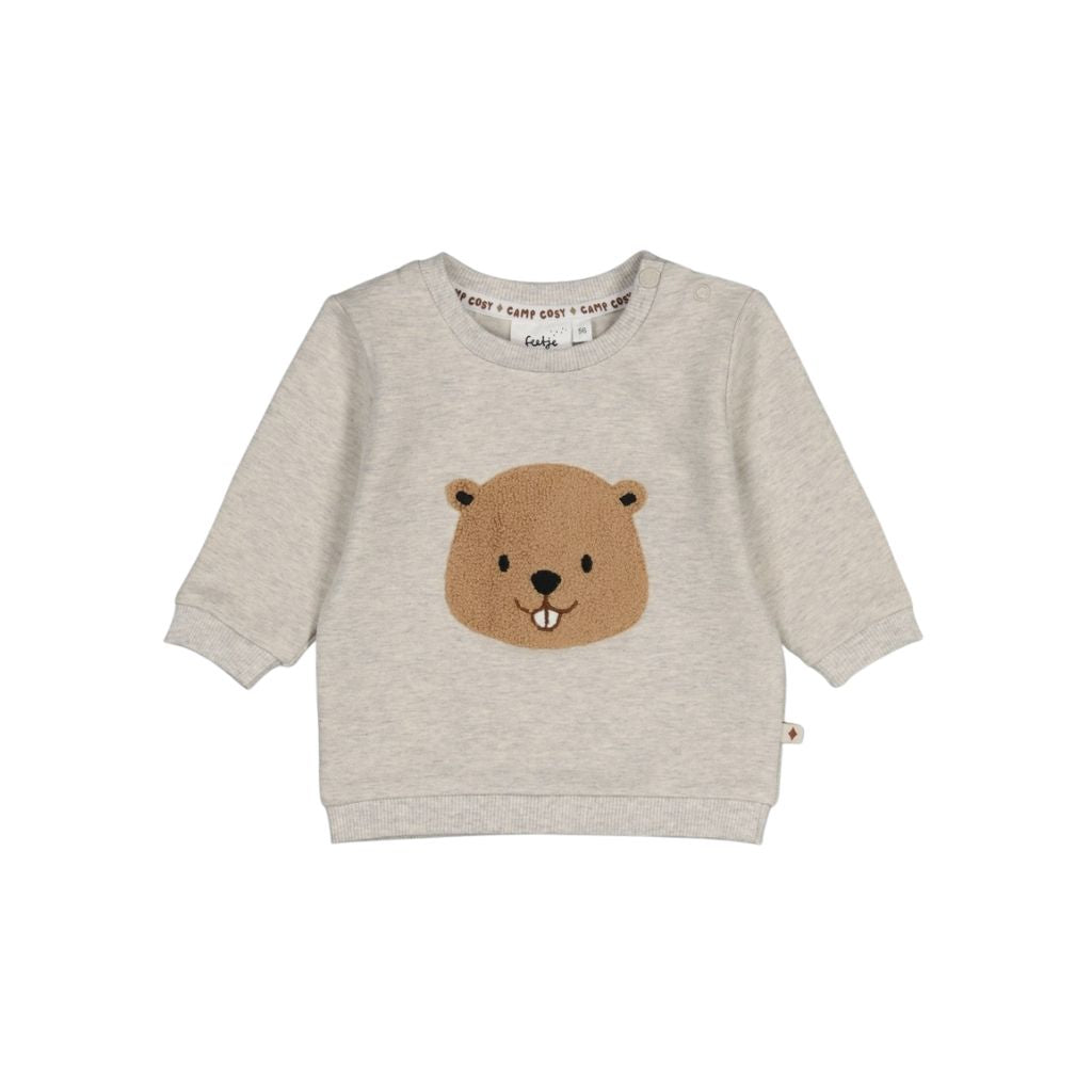 Feetje Pull Tiny Timber Tales Garçons Gray Melange