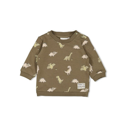 Feetje Sweater Rawrsome Olive 