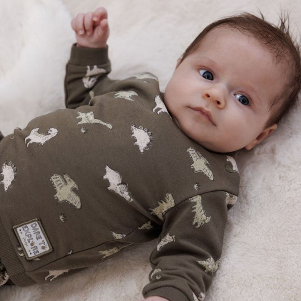 Feetje Sweater Rawrsome Olive 