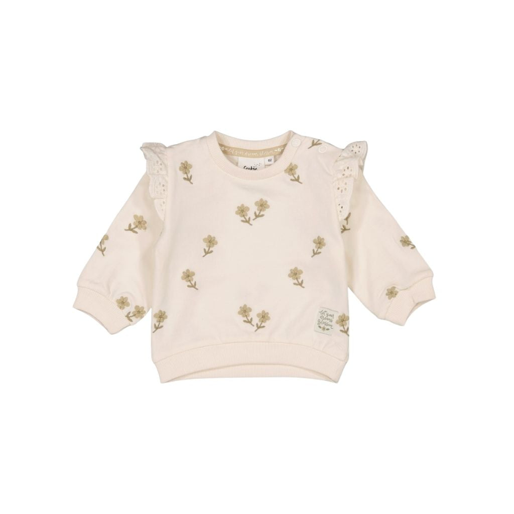 Feetje Sweater Let Your Dreams Blossom Offwhite