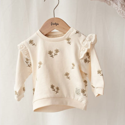Feetje Sweater Let Your Dreams Blossom Offwhite