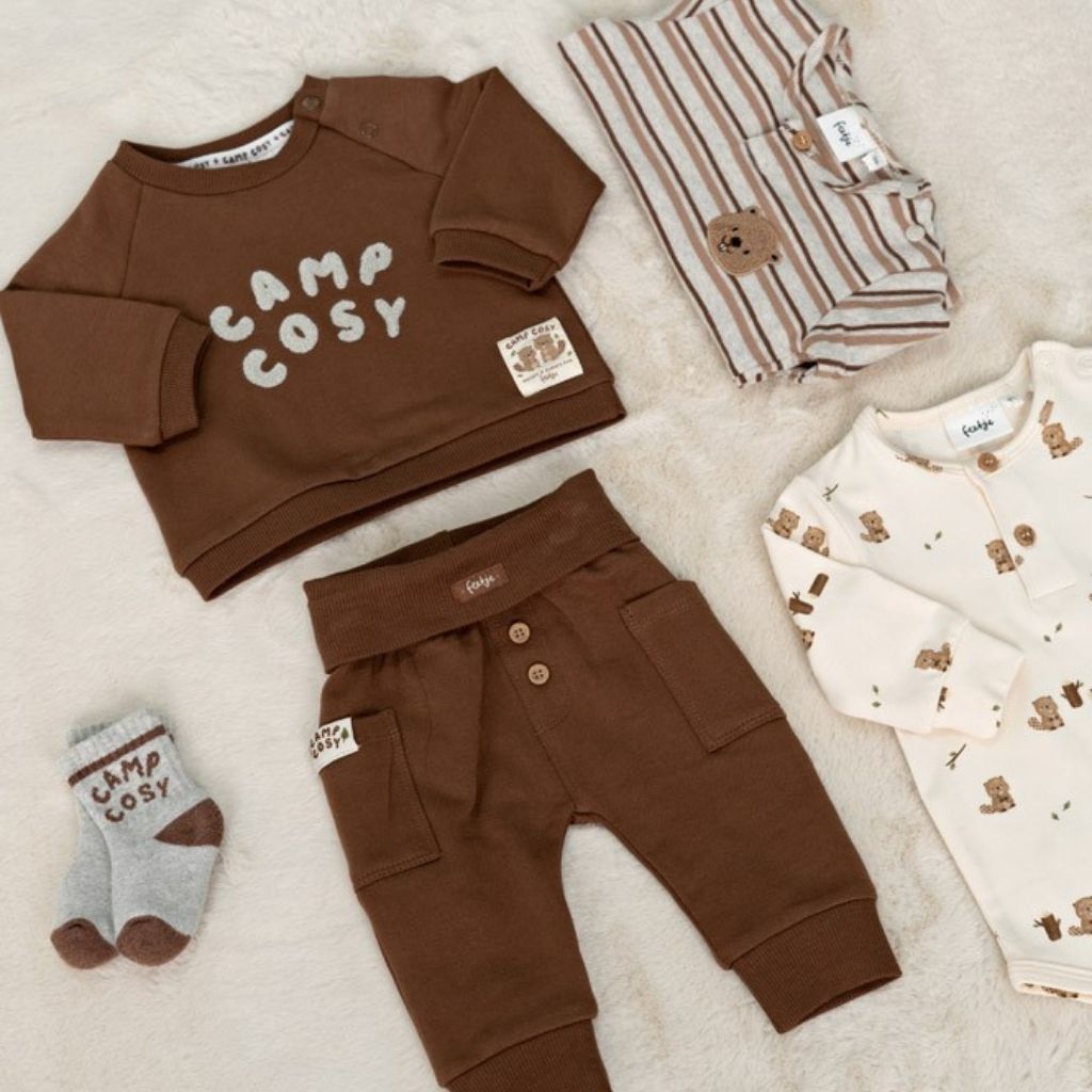 Feetje Pull Relaxed Fit Tiny Timber Tales Garçons Brown 