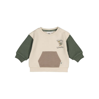 Feetje Pull Relaxed Fit Wiggle and Waddle Garçons Offwhite 