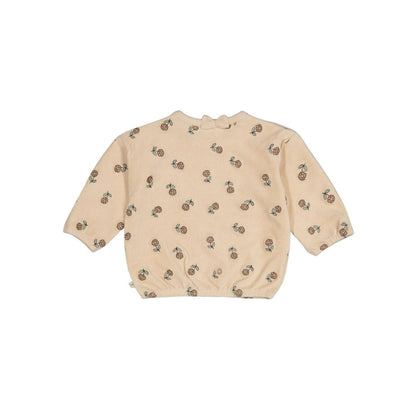Feetje Sweater Velours Rib Lucky Bloombird Meisjes Offwhite