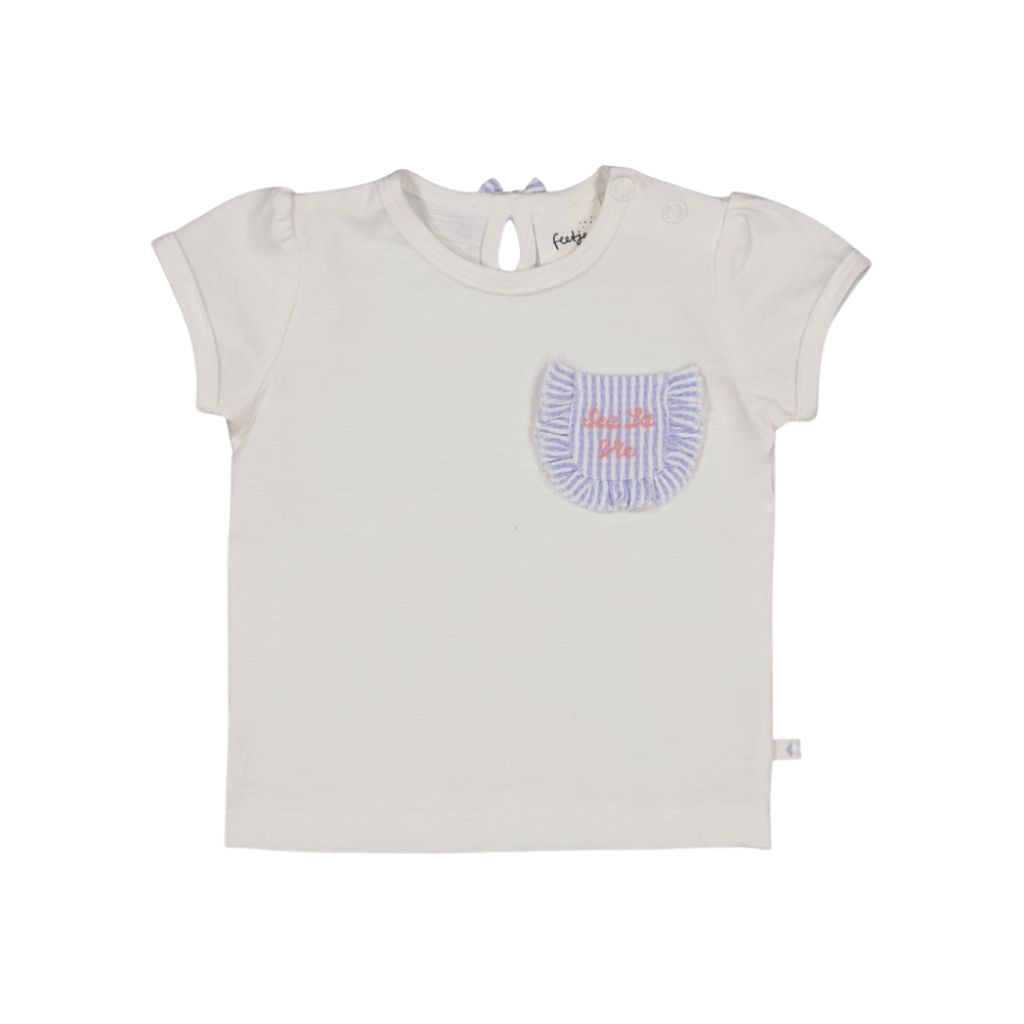 Feetje T-shirt Sea La Vie Offwhite Meisje