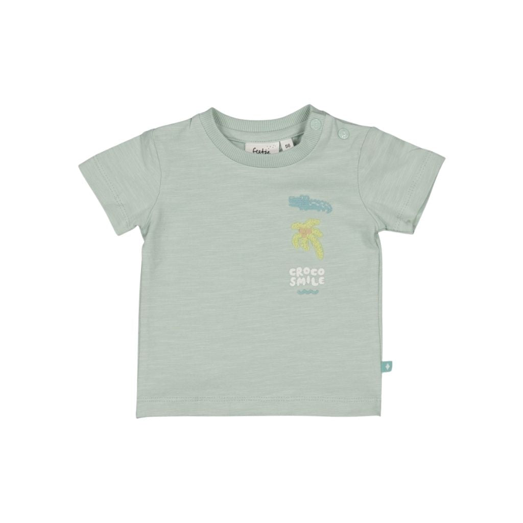 Feetje T-shirt You Croc my World Mint