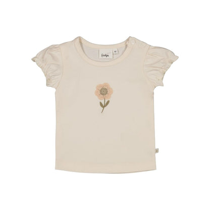 Feetje T-shirt Let Your Dreams Blossom Offwhite