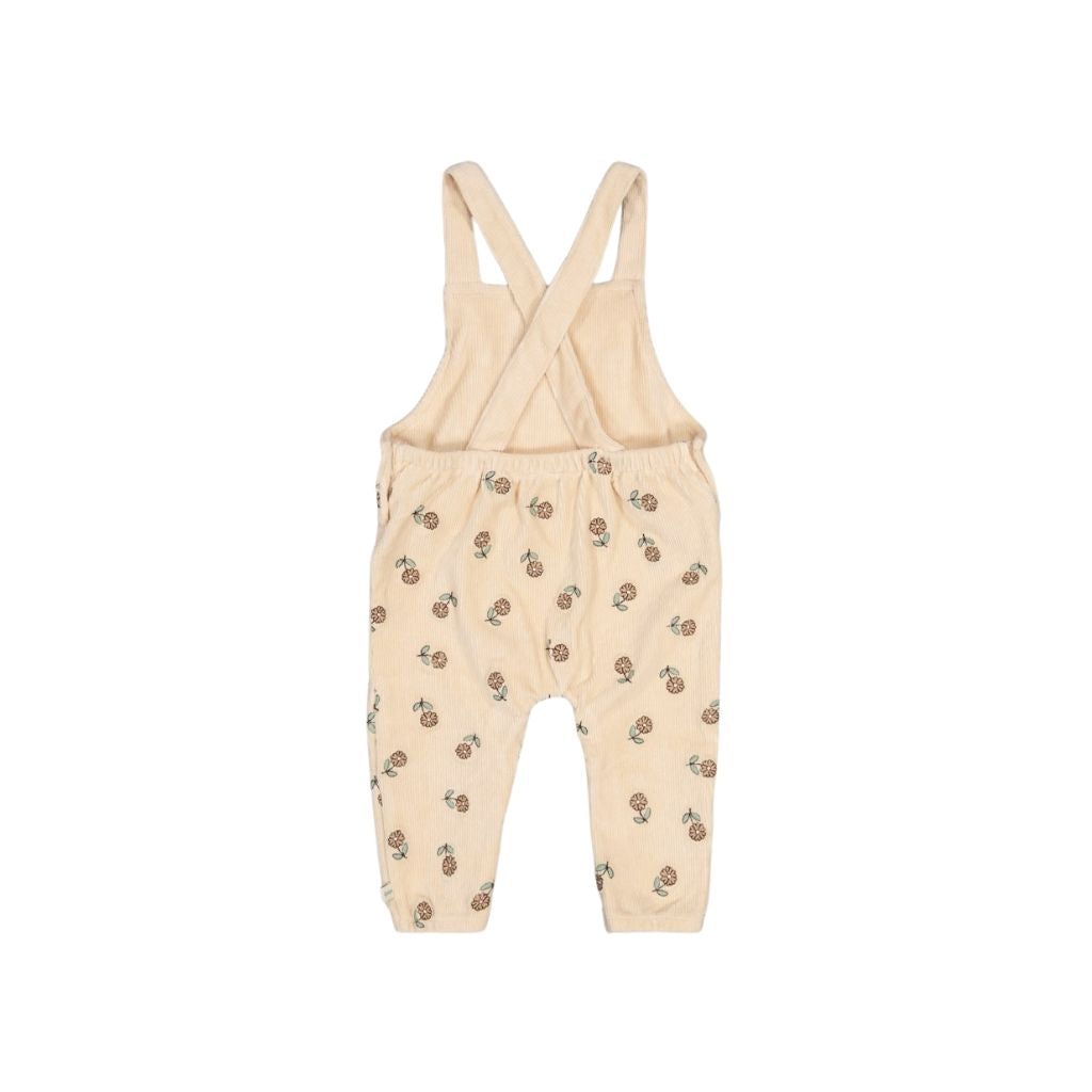 Feetje Tuinbroek Velours Rib Lucky Bloombird Meisjes Offwhite