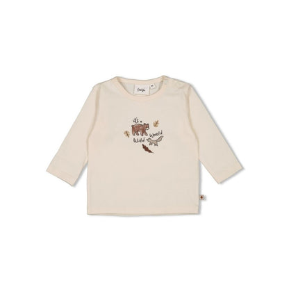 Feetje T-shirt à manches longues Wild World Offwhite