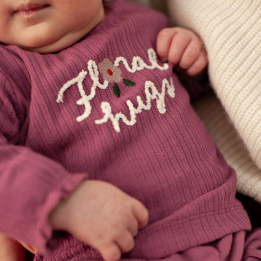 Feetje T-shirt Lange Mouwen Rib Afternoon Tea Meisjes Berry