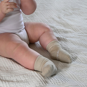 KipKep Chaussettes Say-on Cookie Beige – 2 pièces