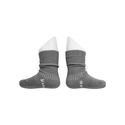 Chaussettes antidérapantes KipKep Pebble Grey – 2 paires
