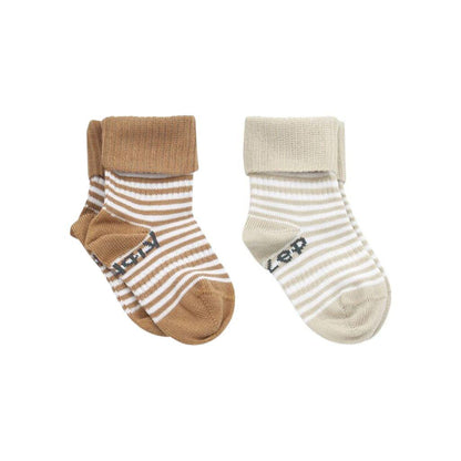 KipKep Paire de chaussettes Camel/Sand - 2 pièces