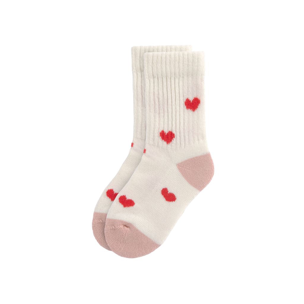 Lässig Sokken Terry Tennis GOTS Heart Multi – 3 stuks