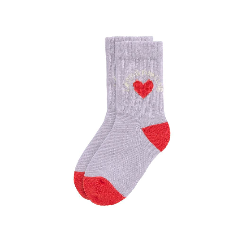 Lässig Sokken Terry Tennis GOTS Heart Multi – 3 stuks